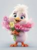 Cute Chicken Animal Full Round Square 5d Diy Diamond Painting Chicken Jewelry Embroidery Cross Embroidery Decorative Gift