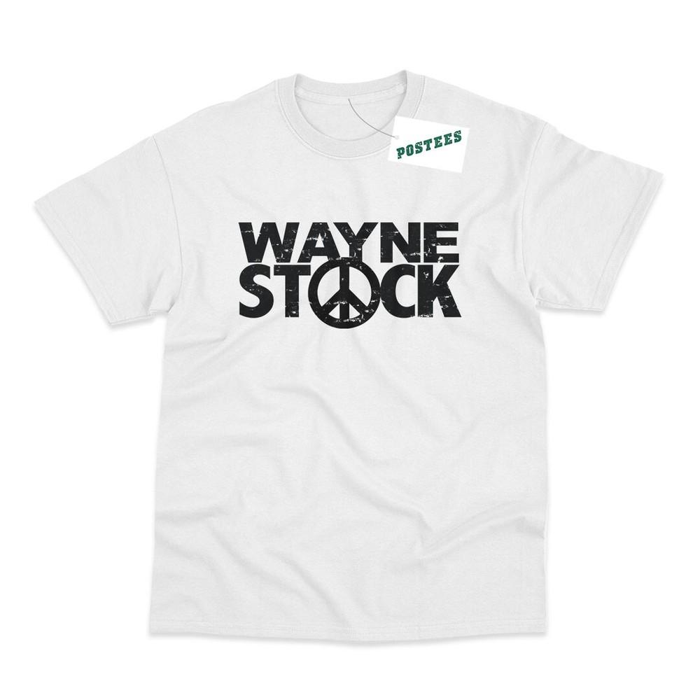 Wayne Stock Inspired by Wayne's World Printed T-Shirt