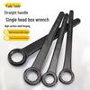 New Multi-functional Heavy Duty Single Head Plum Blossom Open-end Wrench with Straight Handle for Glasses Plate