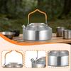 Camping Kettle Tea Coffee Pot Quick Heat Lightweight Teapot Water for Road Trip Picnic