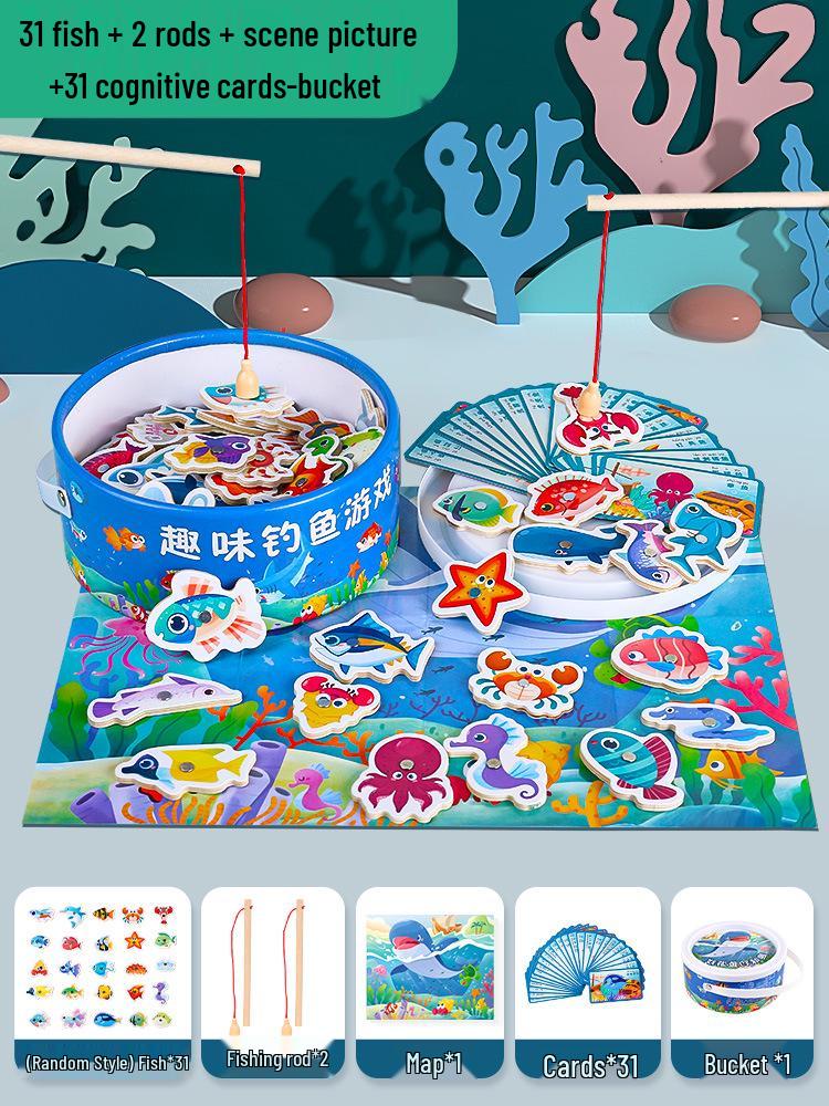 Magnetic Fishing Toy for Toddlers 1-3 Years: Fun Gift for Intellectual Development of Kids Aged 2-2.5