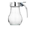 Transparent Glass Seasoning Jar with Open-Hole Lid for Kitchen Condiments