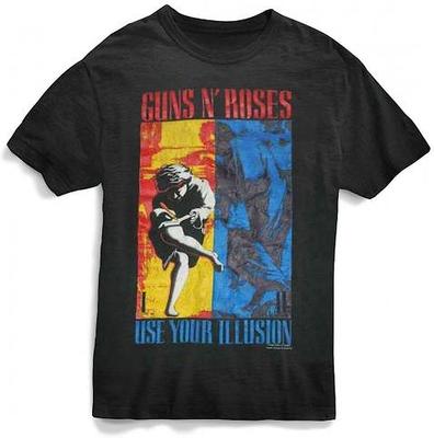 Pánské tričko Guns N Roses 1991 Illusion Combo Front | Oficiální licencované zboží