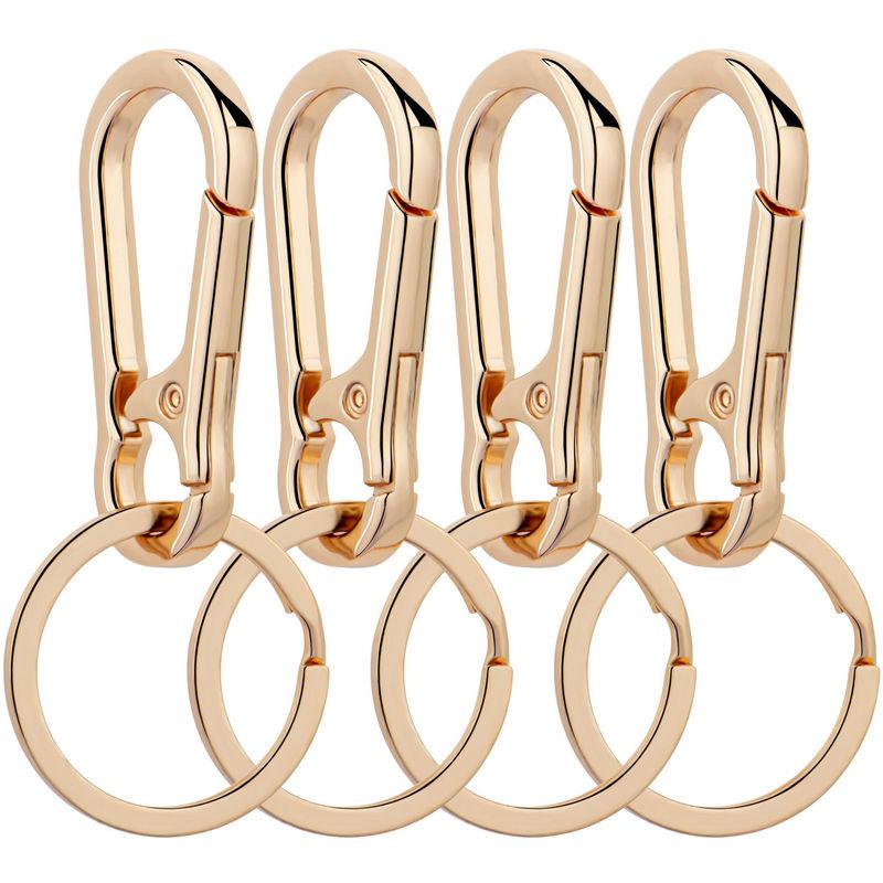 Metall Karabiner Clip Schlüsselanhänger Karabiner Form Schlüsselanhänger Schlüsselanhänger Ring Clip Halter Organizer für Zuhause Auto Schlüssel Schlüssel Finder Damen Herren