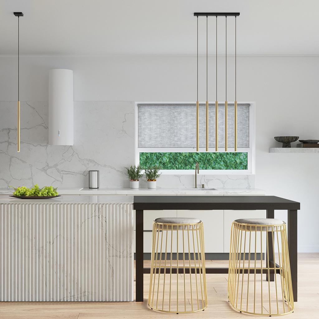 Pastel 3P Pendant Lamp, Gold Gloss