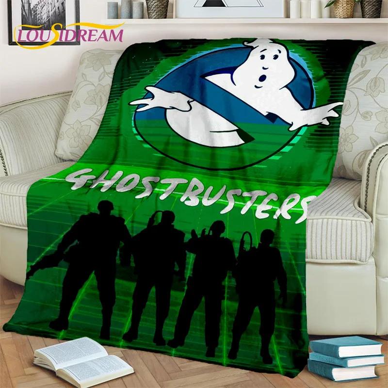 G-Ghostbusters Cartoon-Film-Decke, weiche Flanell-Überwurfdecke für Zuhause, Schlafzimmer, Bett, Sofa, Picknick, Büro, Wandern, Freizeit, Nickerchen, Geschenk
