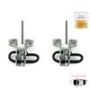 BDP1065-1 2 Pieces Front Left AND Right Door Catch Hinge Brake Stop Check Strap Limiter Lever Arm for BMW 5 Series E34 7 Series E32 51218155698