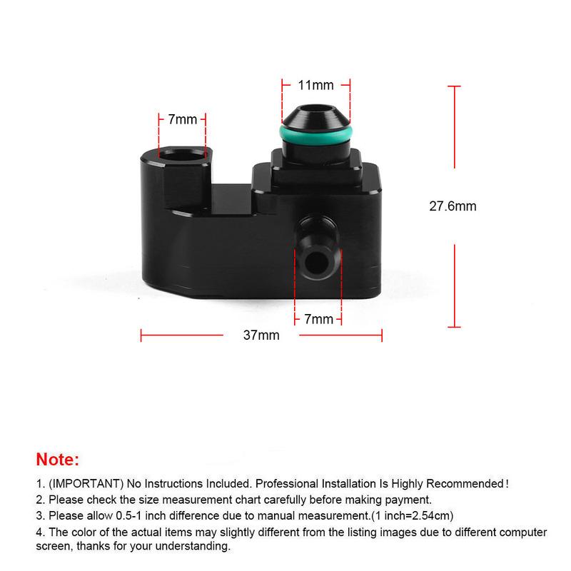 For Mini Cooper S F54 F55 F56 B48 Mk3 Boost Adapter Gauge Meter Sensor Adaptor
