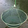 S/L Size Foldable Fishing Net, Portable Crawfish Shrimp Crab Net & Basket Fish Nylon Net Trap For Freshwater & Saltwater Fishing