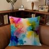 Modern Abstract Watercolor   Personalized Pillow Cover Kids Bedroom Wild Party Decor Pillowcase Kid Birthday Shower Gift