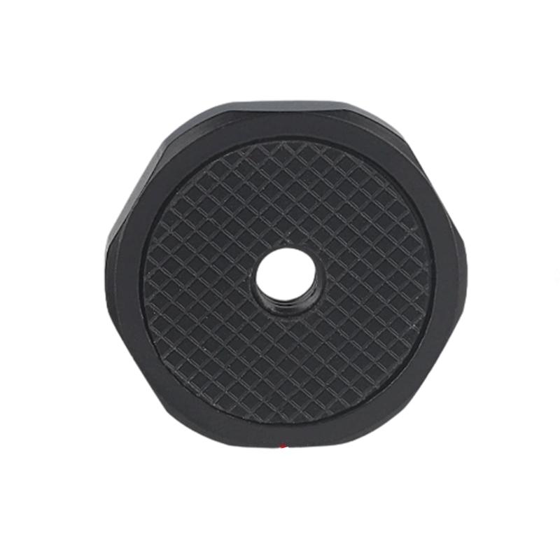 

Aluminum 1/4inch/3/8inch Hot Shoe Mount Microphone Locking Knob Photography Tripod Head Microphone Accessories
