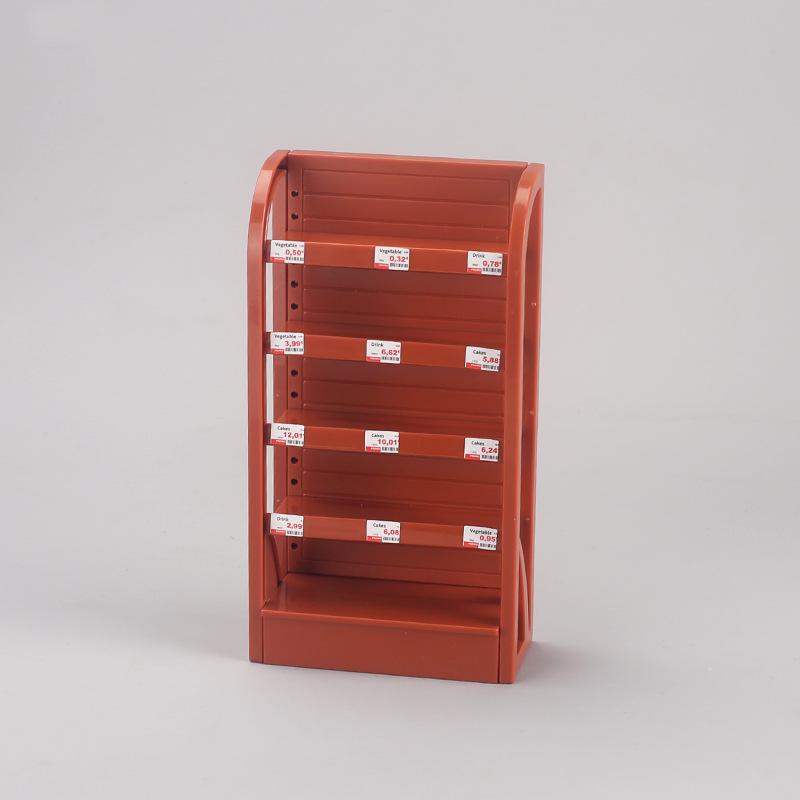 Mini Grocery Shelf Toy: Multi-Layer Dollhouse Display Rack for Kids' Pretend Play