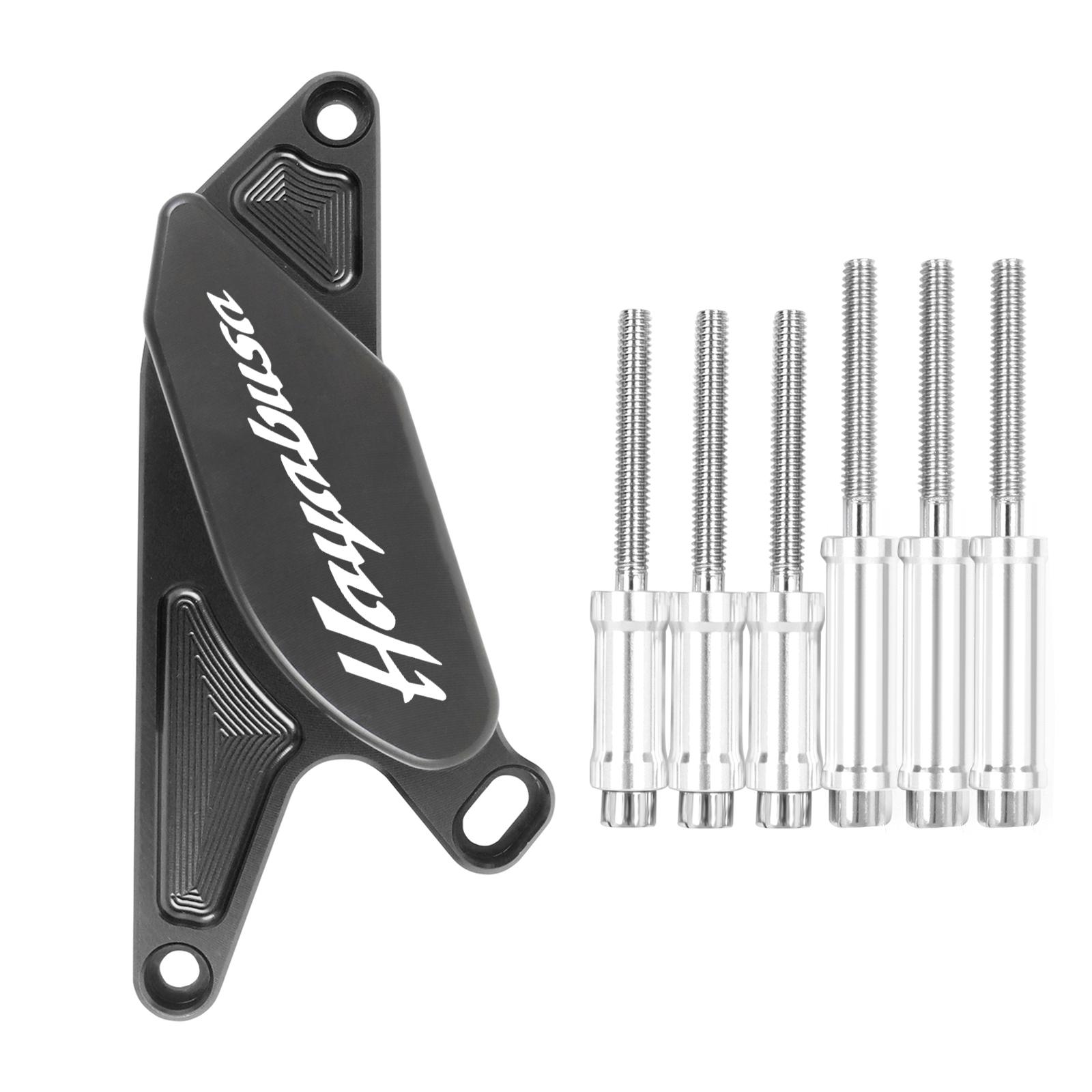 

For Suzuki Hayabusa GSX1300R 1997-2023 Engine Stator Case Guard Protector Crash Pads Frame Sliders GSXR 1300 GSX R1300 GSXR1300 чёрный