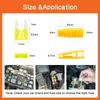 120PCS Car Blade Fuses Assortment Kit 10A-30A Automotive Replacement Fuses Low Profile Mini Blade Fuses For Car Boat Truck