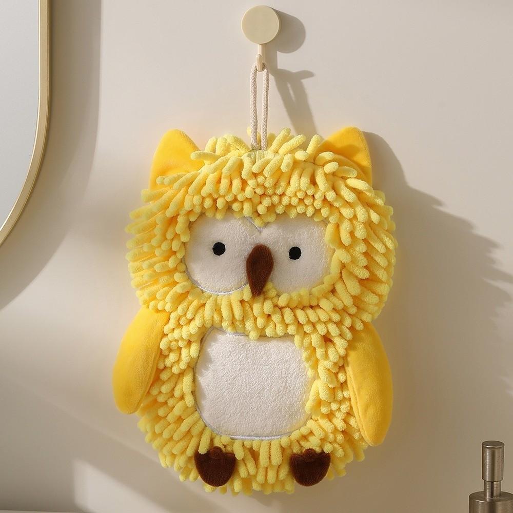 Cartoon Absorbent Hand Towel Soft Hanging Hand Towel Creative Animal Hand Towel  Restaurant
