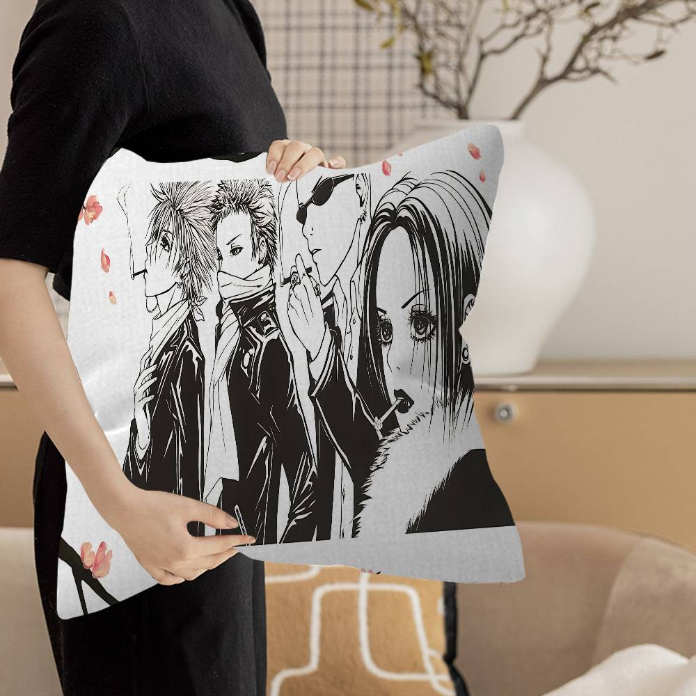Nana Anime Cushion Cover Pillowcase Upholstery Sofa Throw Pillow Home Decor Pillowcas