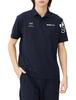 Move Sports Navy Polo Short UV Training Size M Men's DX-C2853AZ Shirt, Sleeve, Protection, Sweat-Wicking, Quick-Drying, Stretch, Sunscreen, Shirt,