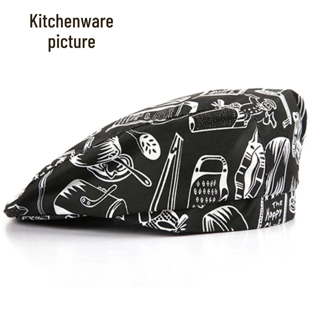 

Унисекс Дышащий Берет Шеф-повара и Кепка-утка One Size