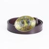 Men's Retro Punk I-Shaped Leather Belt with Ethnic Style