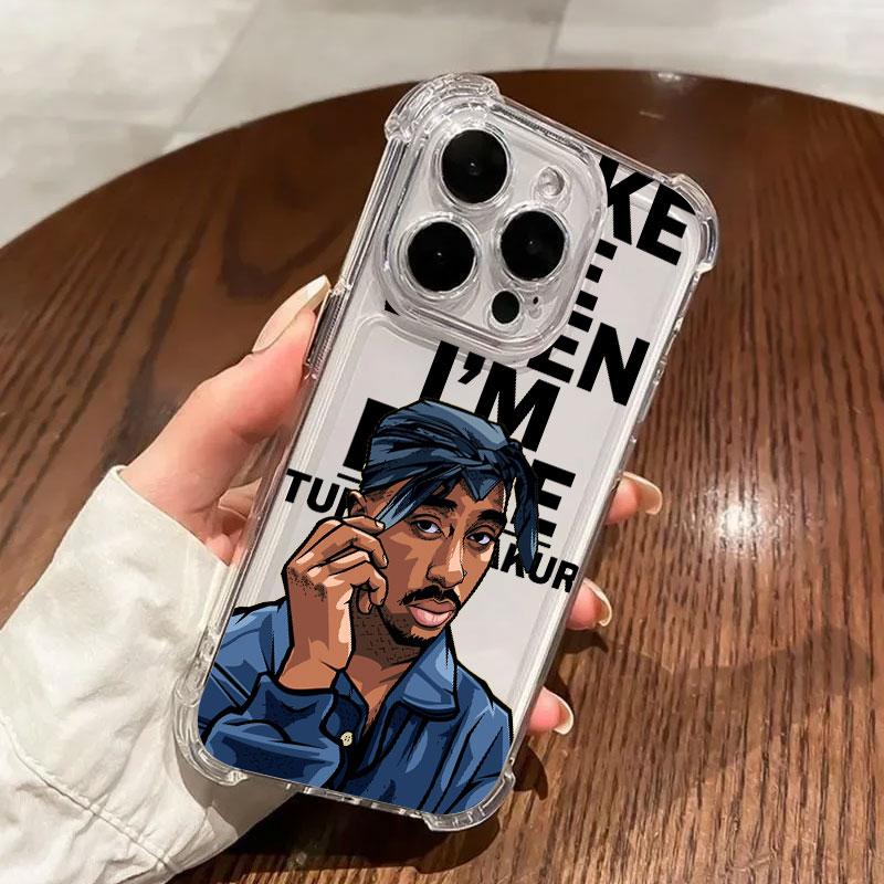 2PAC Tupac Rapper Phone Case For Samsung Galaxy A57 A56 A36 A37 A55 A54 A52 A35 A34 A17 A16 A15 A07 A06 A57 5G Soft Clear Cover