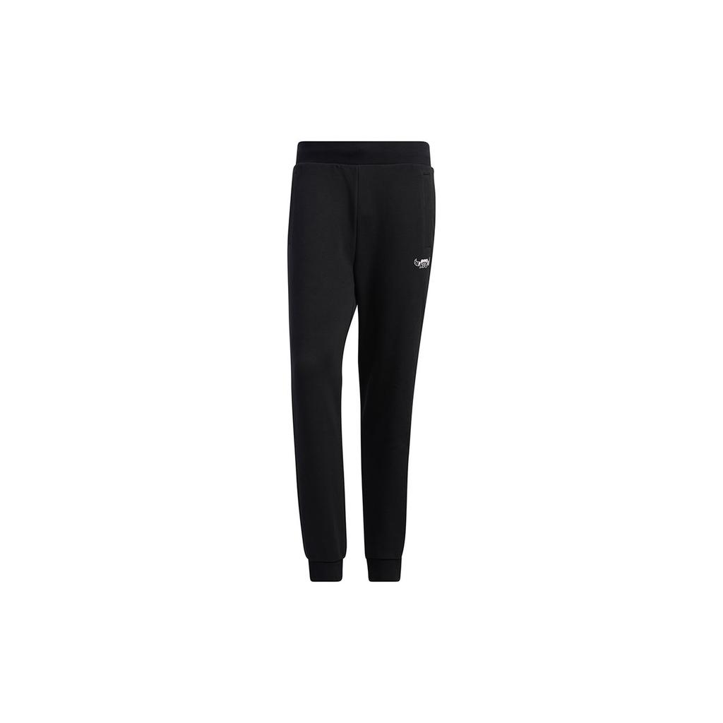 Adidas Neo Cuffed Ribbed Sweatpants Men Bottoms Black GL8079