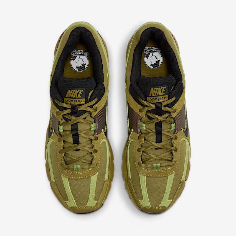 Nike Zoom Vomero 5 sneakers breathable mesh Pacific Moss/Black Pear
