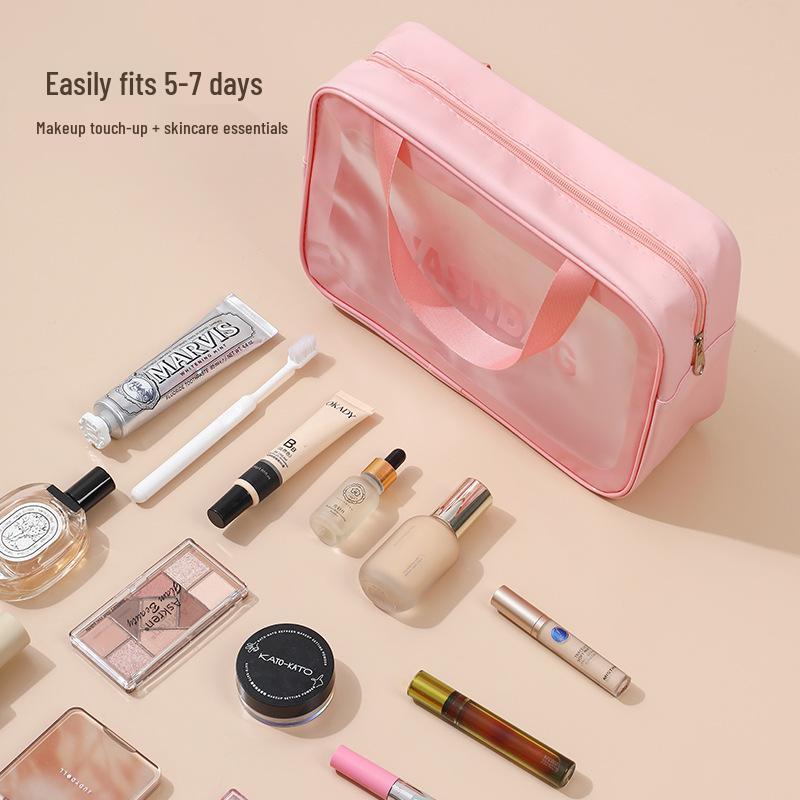 Large Capacity Transparent PVC Waterproof Toiletry & Beach Bag