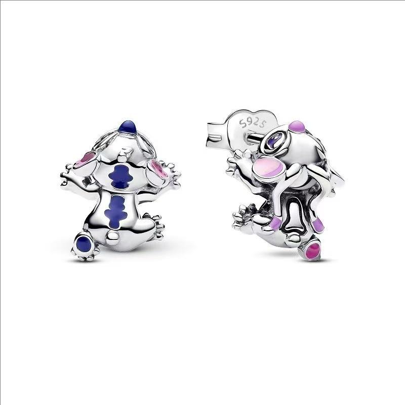 Серебряное бусины-подвески Pandora S925 со Стичем - Аксессуар для самостоятельного изготовления украшений