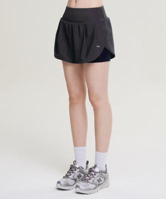 Leijibi Air Cooling Sports Shorts Running Men'S & Women'S Performance 2-In-1 Shorts W Charcoal