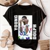 Hipster Unique Young Dolph Printed T-shirt Young Dolph Trend Harajuku Short Sleeved Unisex Shir