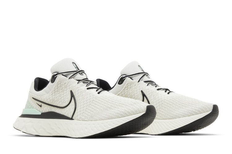Nike React Infinity Run Flyknit 3 Nero Fantasma Menta