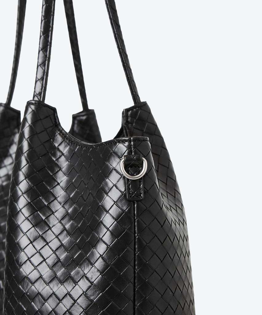 Shoopen Weaving Pintuck Low Medium Shoulder Bag Hpabggf703