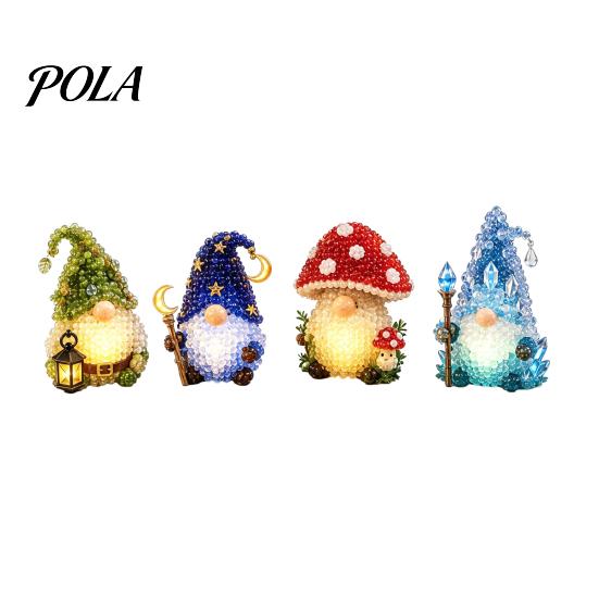 DIY Beading Kit Glowing Fantasy Spirits Bead Kit, 3D Mini Elf Craft Set, Handmade Art Creative Embellishments Ornament with Instruction, Relaxing D