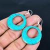 Sleeping Turquoise 925 Sterling Silver Earrings Tibetan Silver Earrings Handmade Earrings Tibetan Jewelry Tribal Ethnic Nepali Pendant Gifts For Mom