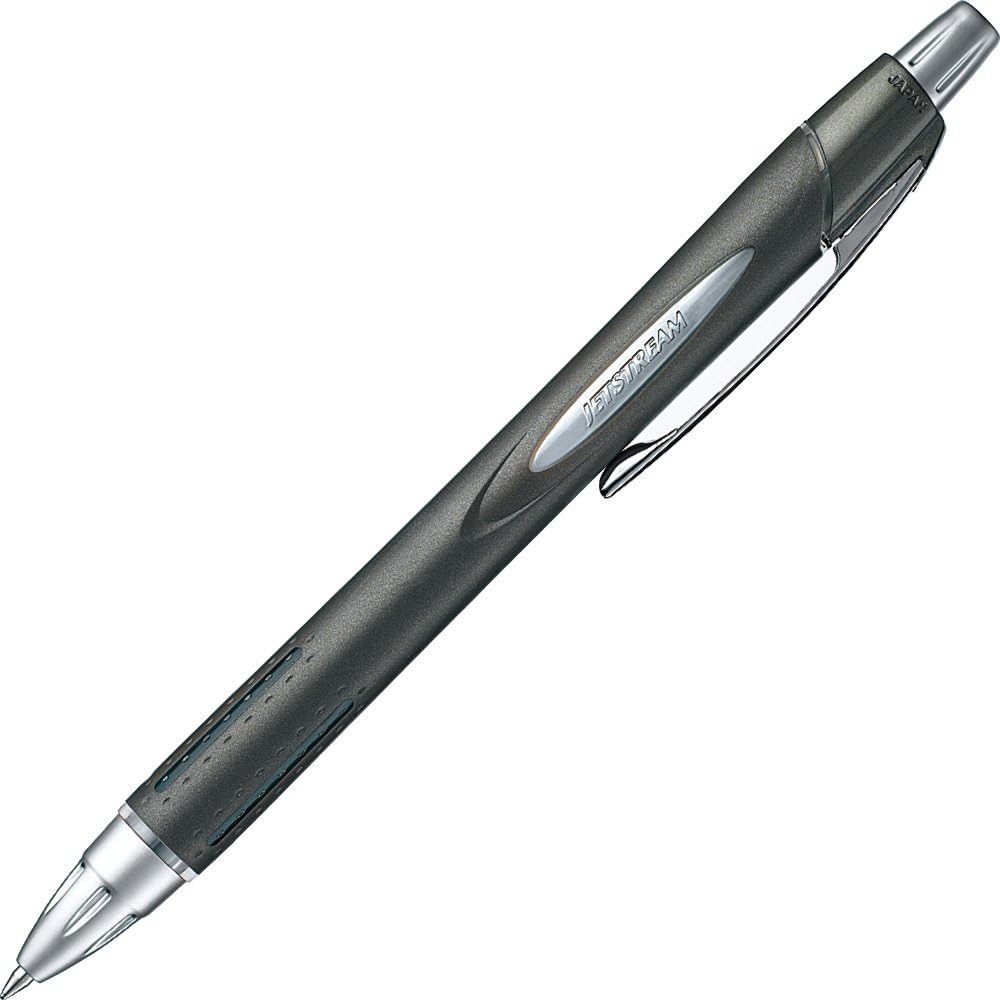 Mitsubishi Pencil, Oil-based Ballpoint Pen, Jetstream Rubber, 10, 0.7, Gunmetallic, Easy To Write...