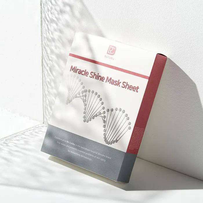 Miracle Shine Face Neck Moisturizing Barrier Gentle Mask Pack Silk Sheet (8ea)