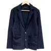 One Colors Men's Tailored Jacket, Plus Size, Stretch Calze Material, 2B Sweat Jacket, Size 3L, Navy