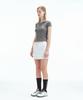 Rest And Recreation Sweat Mini Skort - Light Gray