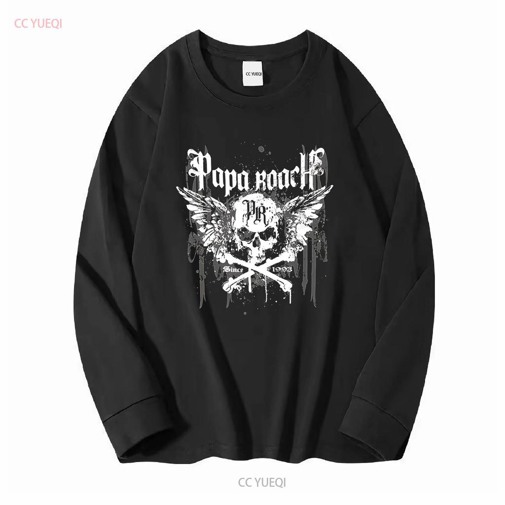 Papa Roach Since 1993 Black T Shirt S vintage Washed Breathable designer clothes Stretched streetwear Versatile Casual Slightly