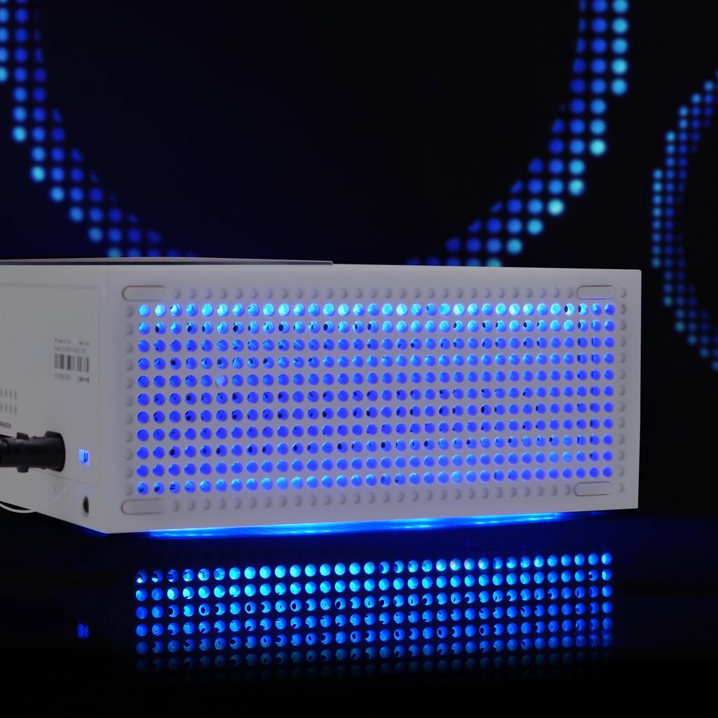 eXtremeRate RGB LED Light Strip for Xbox Series S Console Fan 39 Multicolor Changeable Flexible Tape Light Strip Kit with IR DIY Decoration Accessory