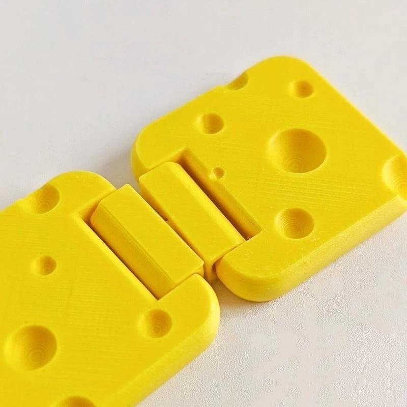 Pocket Sized Cheese Slider Fidget Toy Smooth Flip Spin Portable Adult Stress Relief Toy for Office Travel