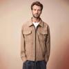 Herren Trendige Wildleder Reißverschluss Jacke mit Großen Taschen 2026 Europäisch & Amerikanisch