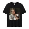 Miley Cyrus Funny Smoking Graphic T-Shirt Hannah Montana Aesthetic Vintage T-Shirt Men Women S