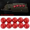 10pcs Universal Lathe Tractor Machine Plastic Round Ball Knob Handle (Red AM8*25)