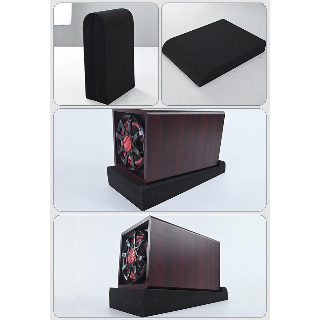 2Pcs AntiVibration and NonSlip Foam Pad for Speakers To Reduce Resonance and Secure Placement On Smooth Surfaces