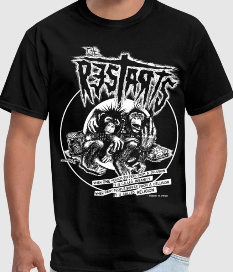 THE RESTARTS T shirt band Hardcore anarcho Punk Rock M
