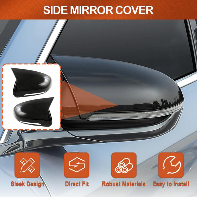 For BYD Song Plus DM-i EV/ Seal U/ Sealion 6 -2025 Carbon Fiber Black Exterior Side Rearview Mirror Cover Trim