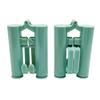 1/3Pcs Telescopic Folding Clothes Hanger Multi-functional Double Rod Design Portable Compact Clothes Drying Rack