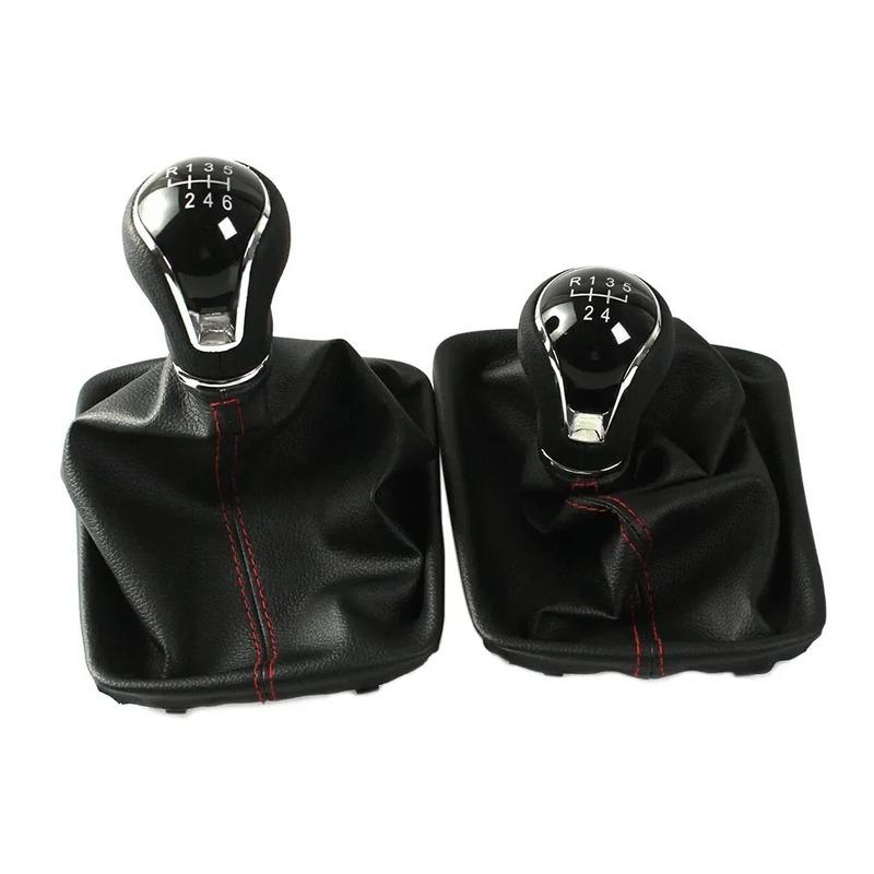 5/6-Gang-Schaltknauf für Seat Leon III MK3 2012- LHD mit Schalthebelmanschette Staubschutz Auto Zubehör