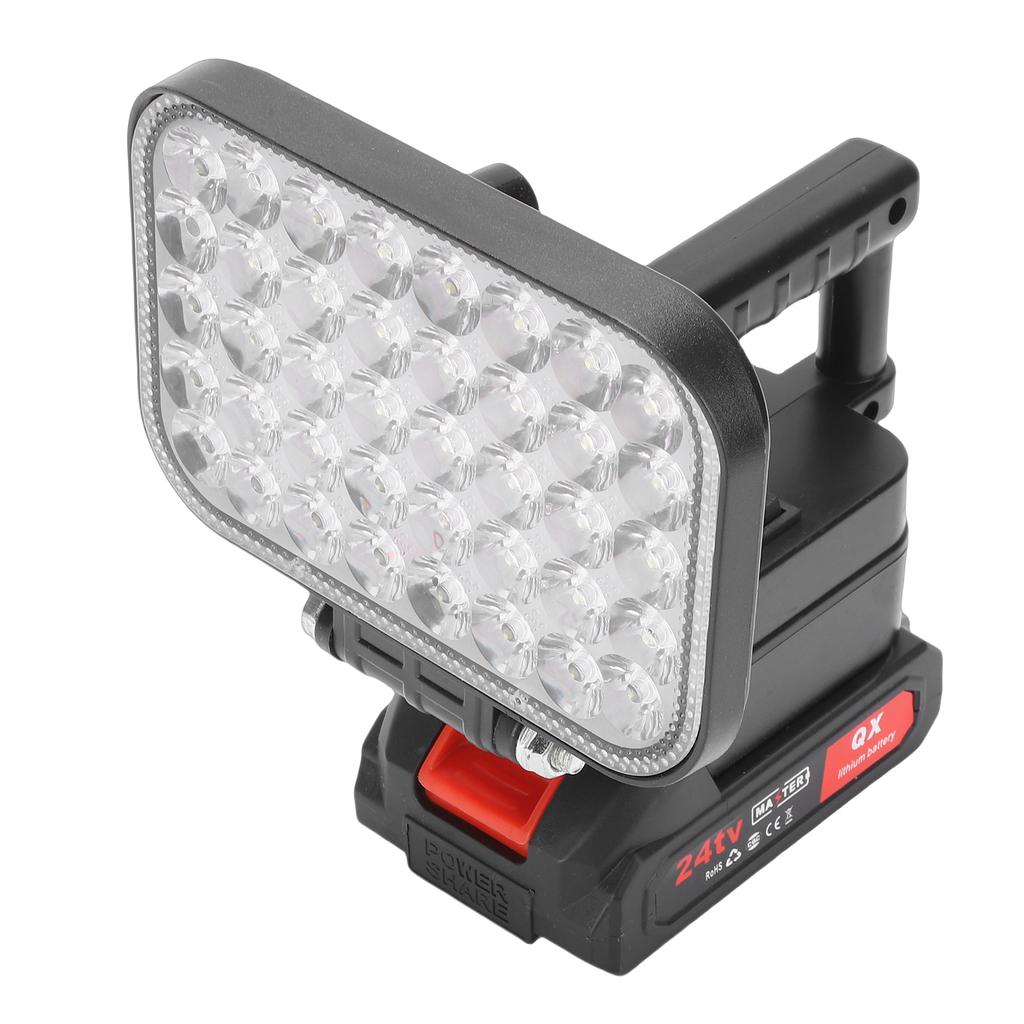 LED-Arbeitsleuchte Batteriebetrieben Handtaschenlampe mit Dual-USB-Anschlüssen Kabellose Lampe für Outdoor Camping Angeln Notfall